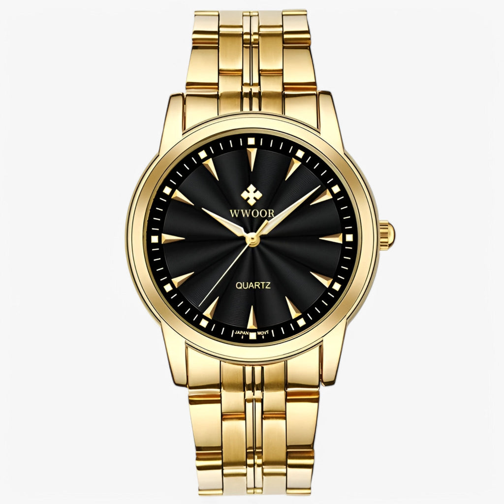 Axel | Luksus guldur i rustfrit stål - Sort guld - watches - {{ product_tags }