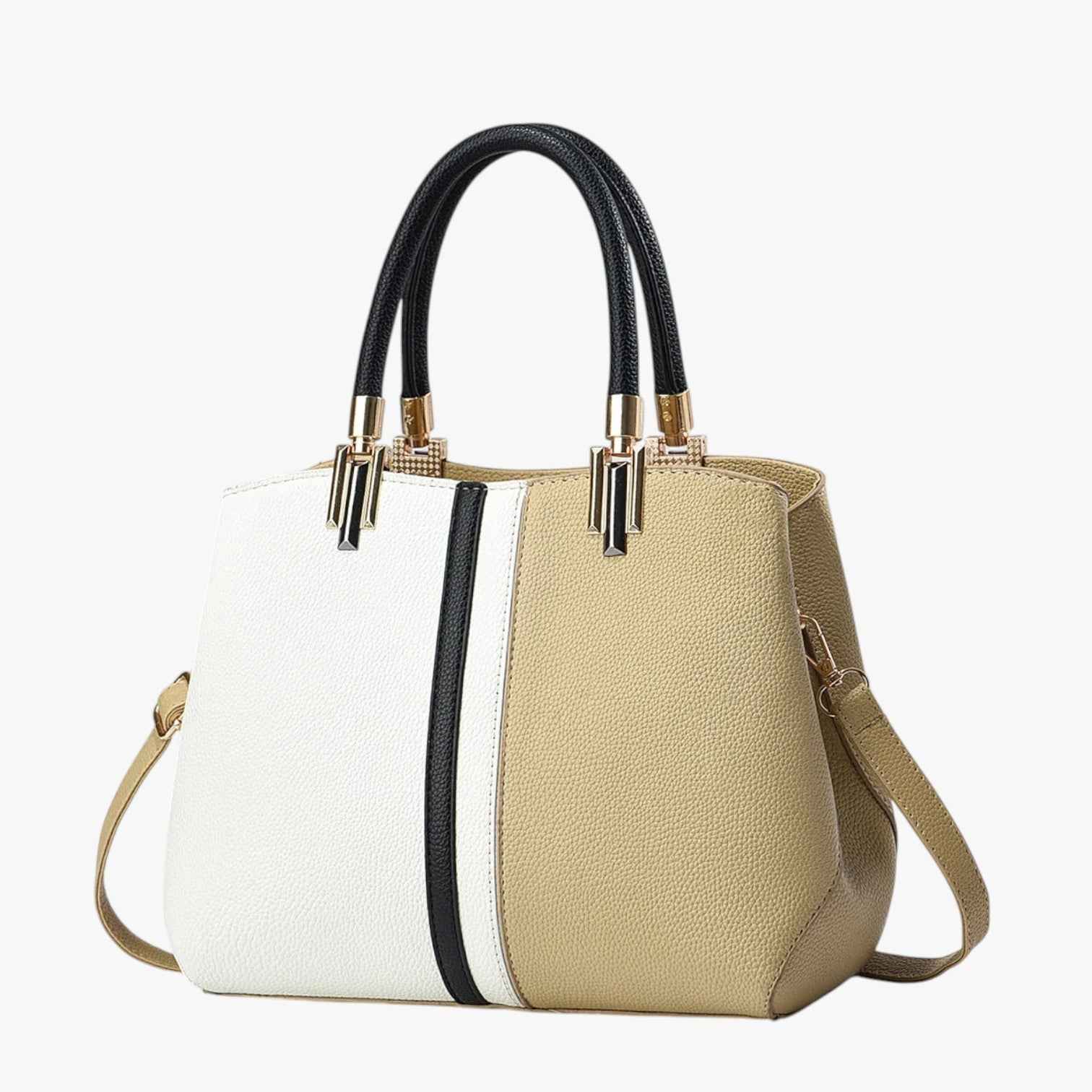 Melissa | Stile e praticità - Borsa a tracolla impermeabile da donna - €25 : Style et praticité - Sac à bandoulière imperméable pour femme dans Kaki clair de Marche Lino