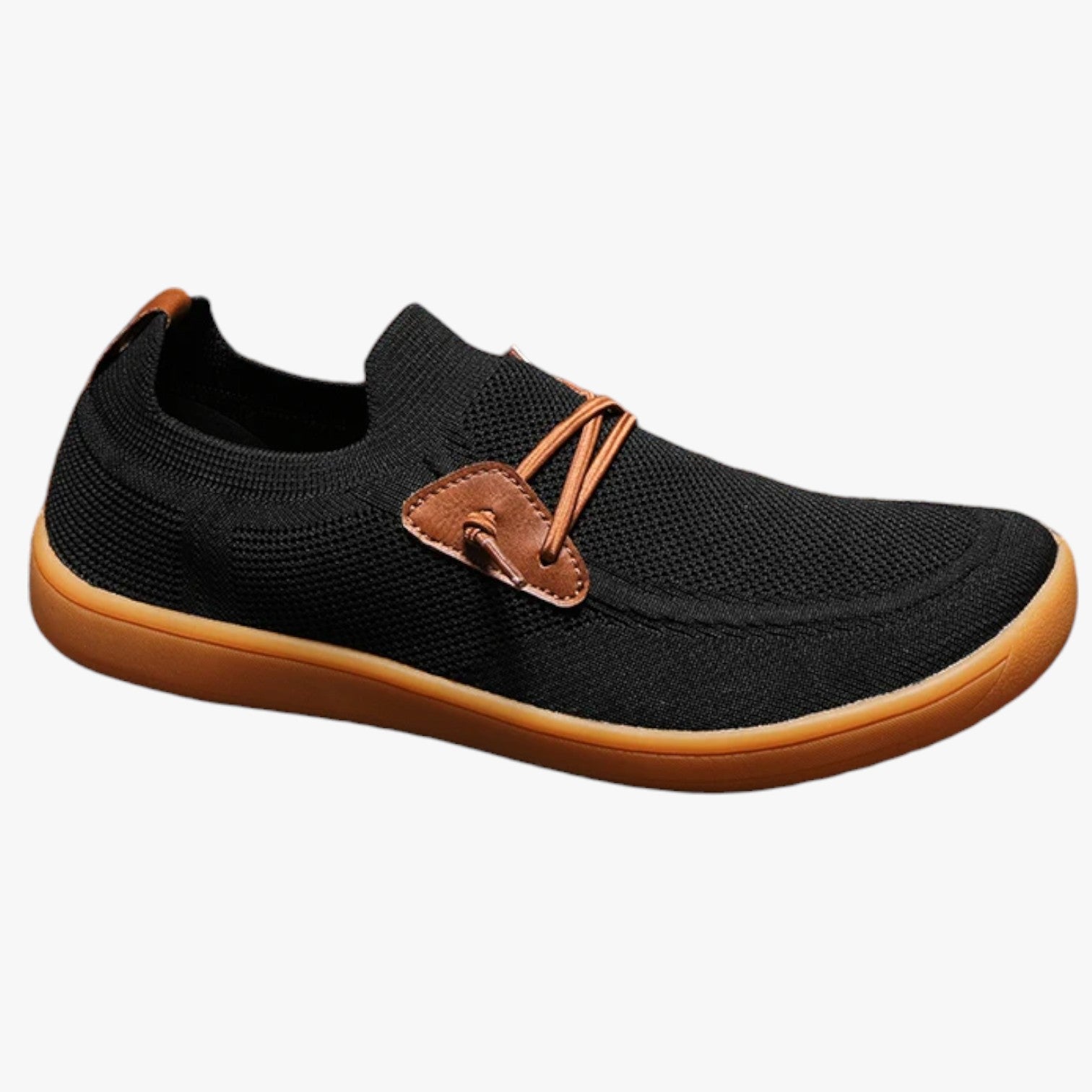 Shoes : Sneakers Respirantes pour Homme à bout large pour le confort en extérieur dans Néron de Marche Lino