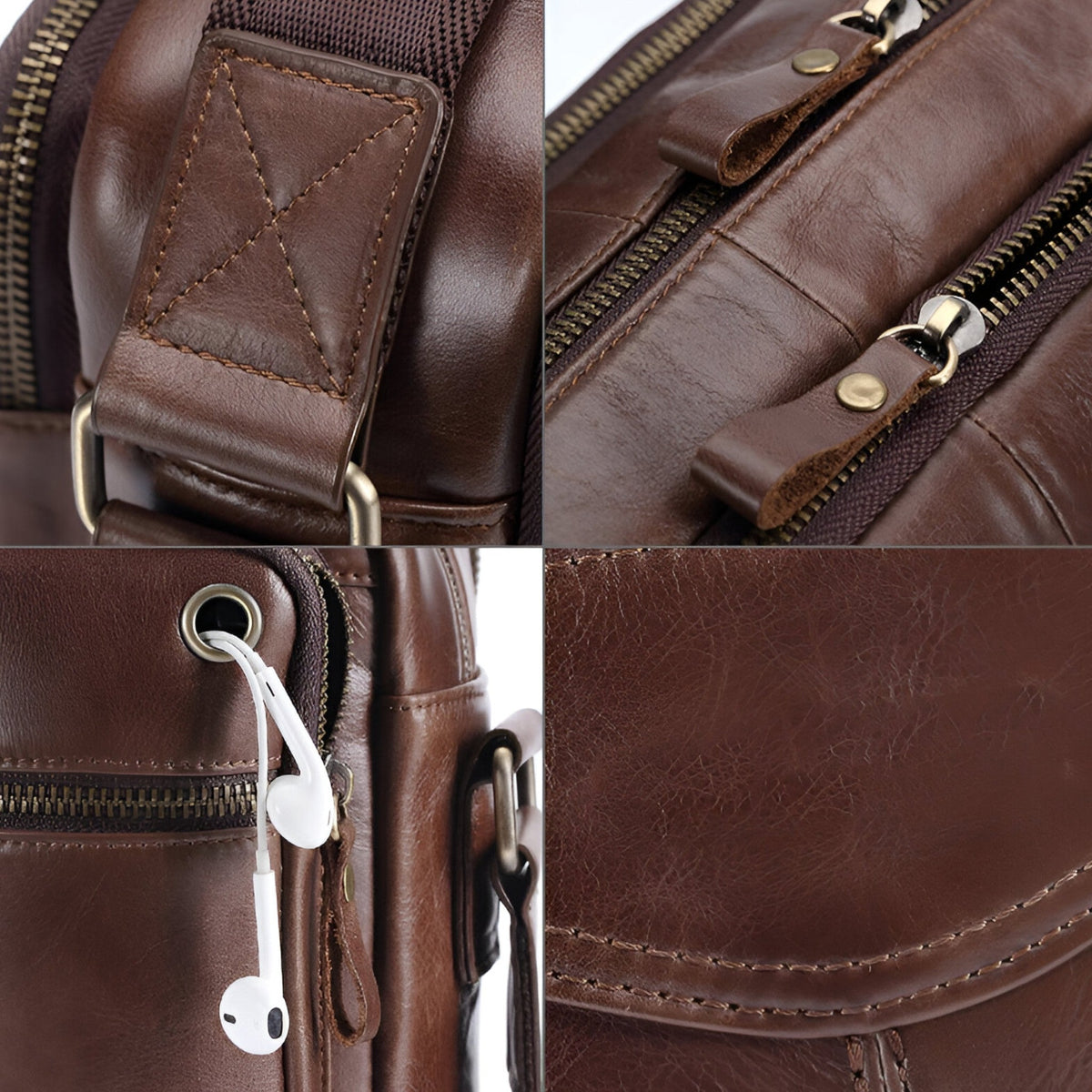 Bags : Sac du Quotidien Homme en Cuir Premium Raffiné dans de Roselva