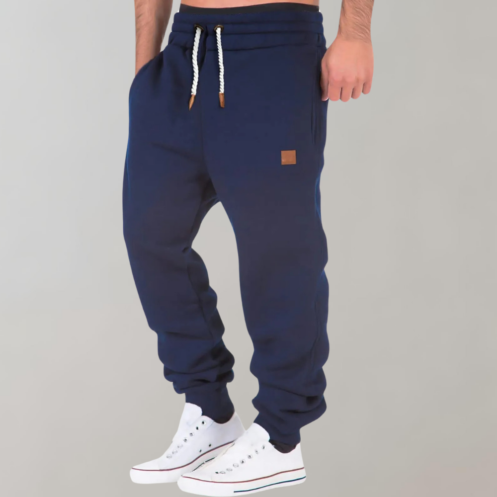 Jogging Bleu Marine Homme Casual - Pantalon de Sport Quotidien