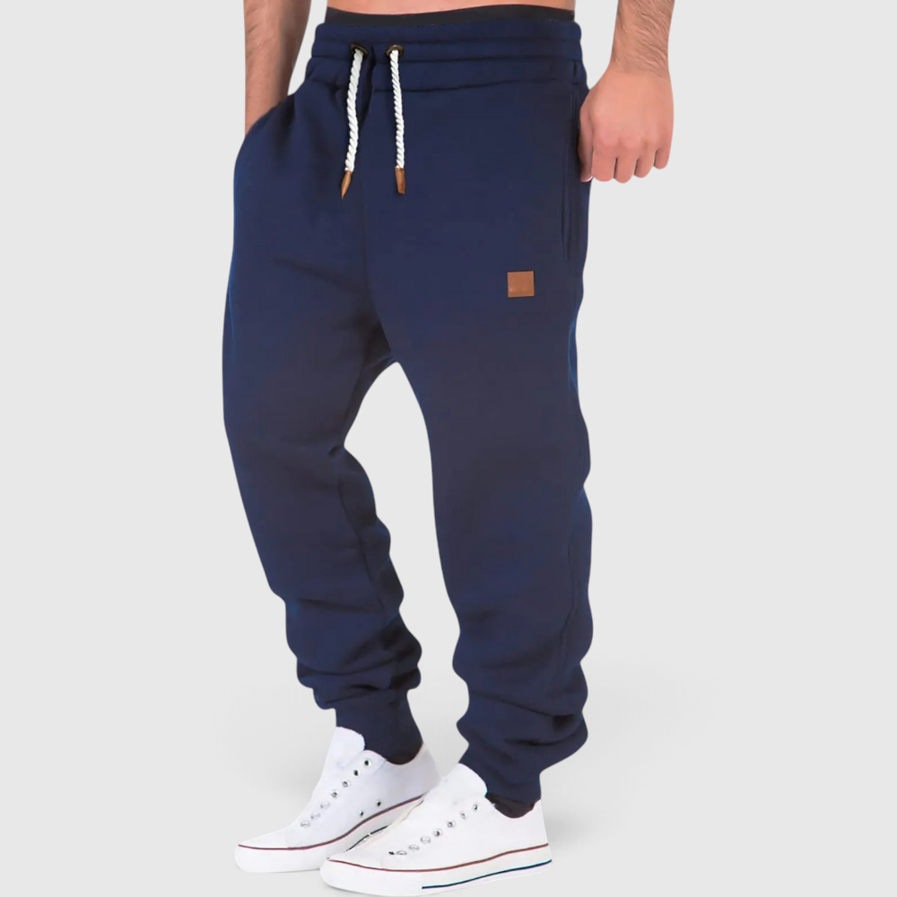 Jogger Marine Décontracté pour Homme - Pantalon de Jogging Quotidien
