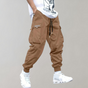 Jogging Cargo Homme - Pantalon de Sport Coupe Décontractée