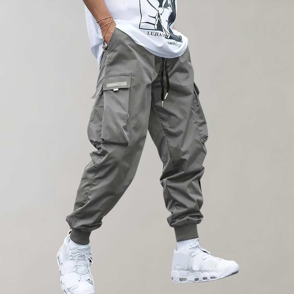 Jogging Cargo Homme - Pantalon de Sport Coupe Décontractée