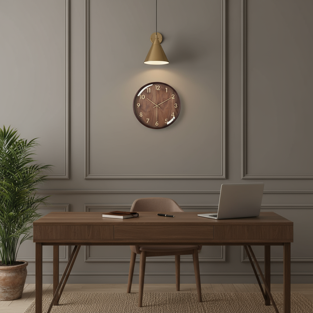 Horloge Murale en Bois