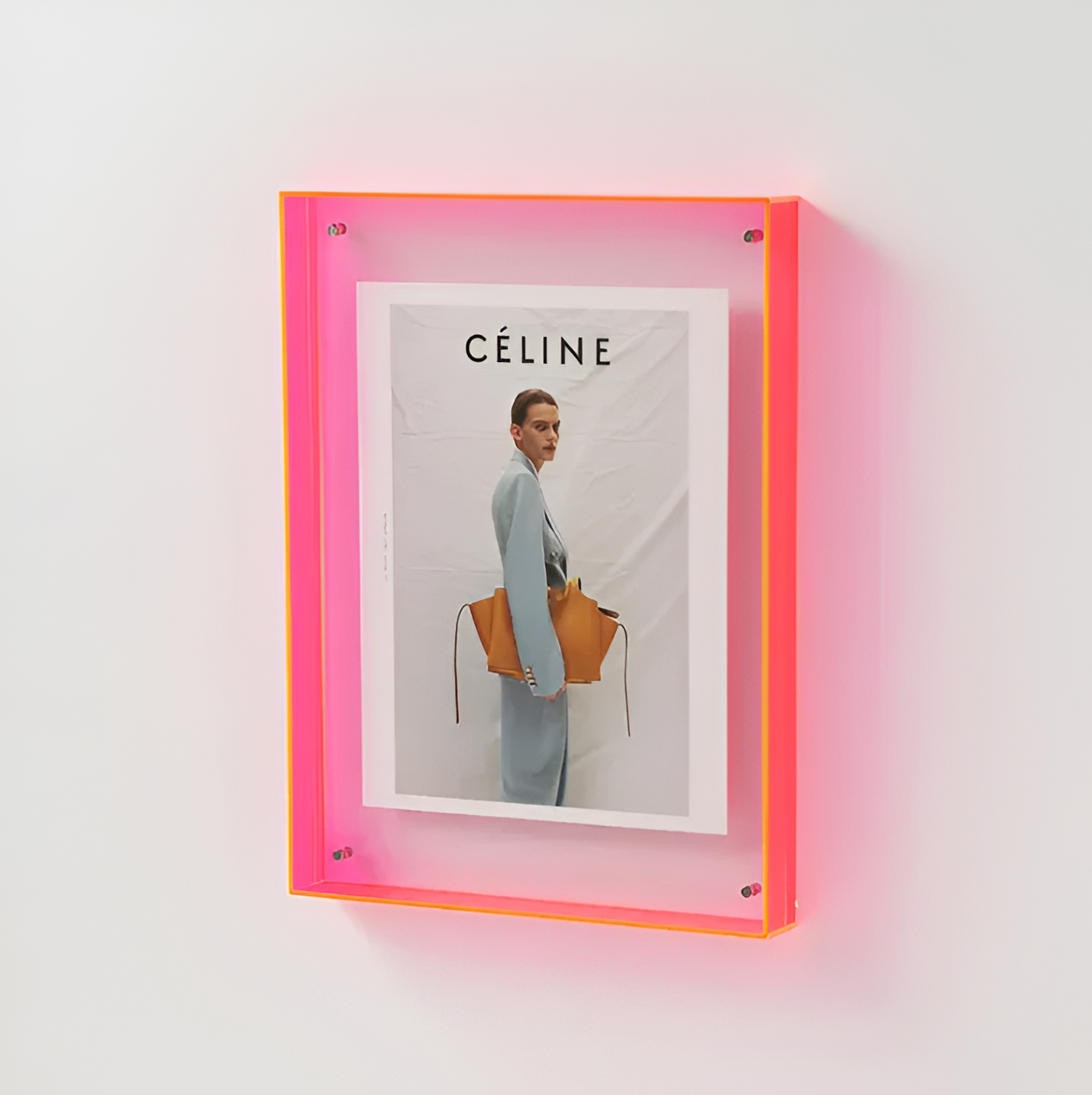 Seravina – pince à photos en acrylique élégante, moderne et minimaliste pour un design épuré