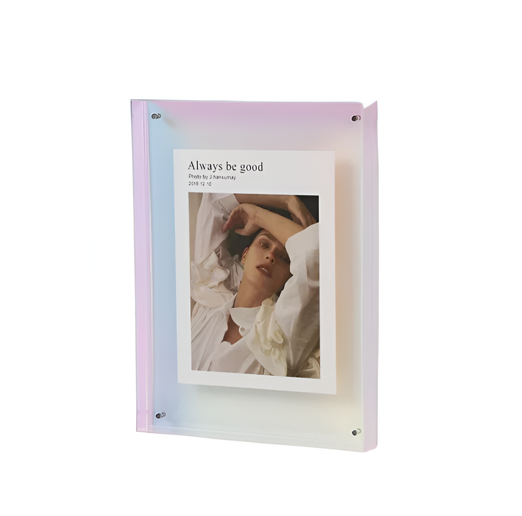Seravina – pince à photos en acrylique élégante, moderne et minimaliste pour un design épuré