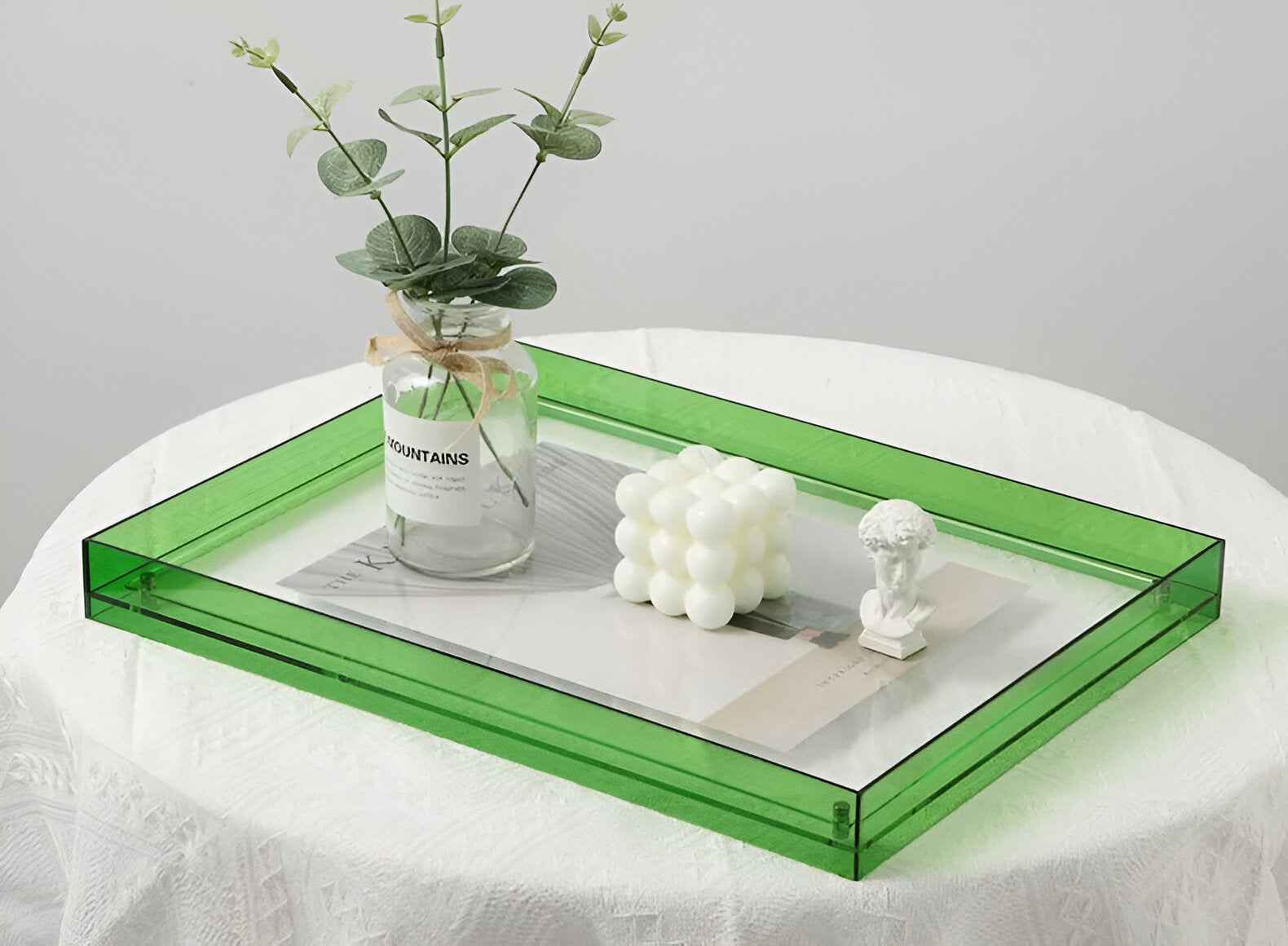 Seravina – pince à photos en acrylique élégante, moderne et minimaliste pour un design épuré