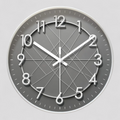 Horloge Murale Design Géométrique Silencieuse Verre