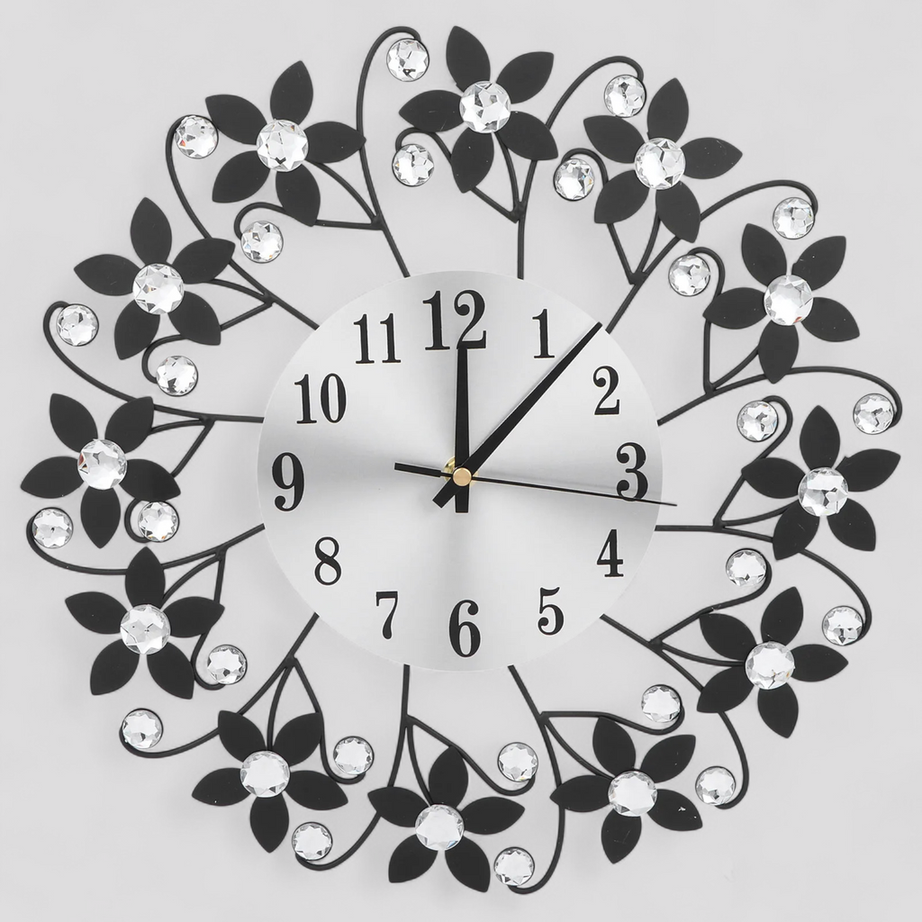 Horloge Murale Décorative en Métal