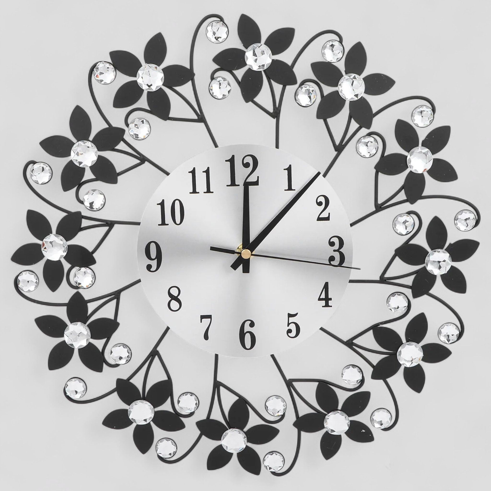 Horloges murales : Horloge Murale Décorative en Métal Accessoire Déco dans de Marche Lino