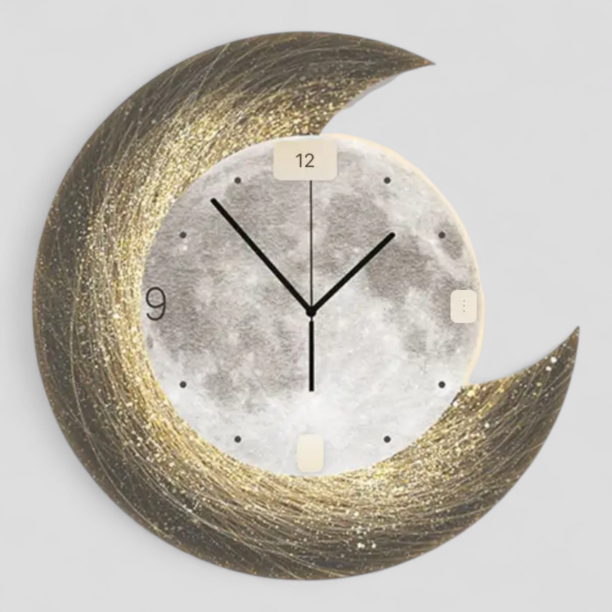 Horloge Murale au Design Minimaliste Verre