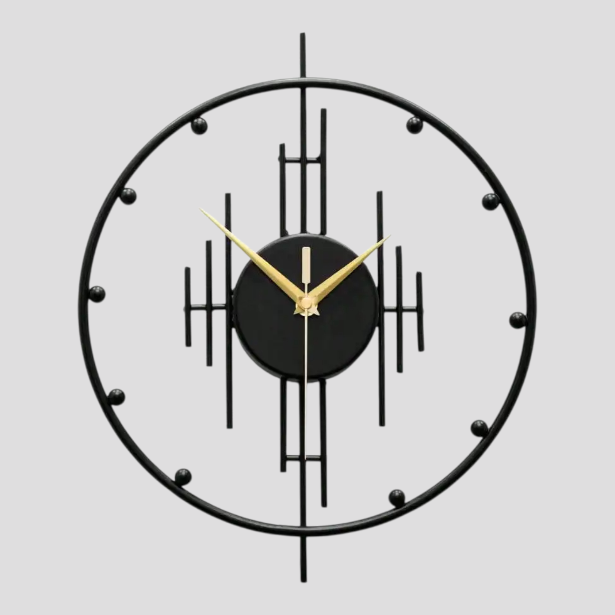 Horloges murales : Horloge Murale en Métal au Design Moderne. dans de Marche Lino