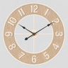 wall clock : Horloge Murale Design Ronde 60 Cm Verre Accessoire Décoratif dans de Marche Lino