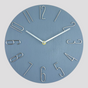 Horloge Murale Silencieuse 30 Cm Verre - Chiffres Métalliques, Style Moderne