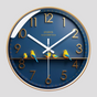 Horloge Murale Silencieuse en Verre Design Moderne pour Salon/Cuisine