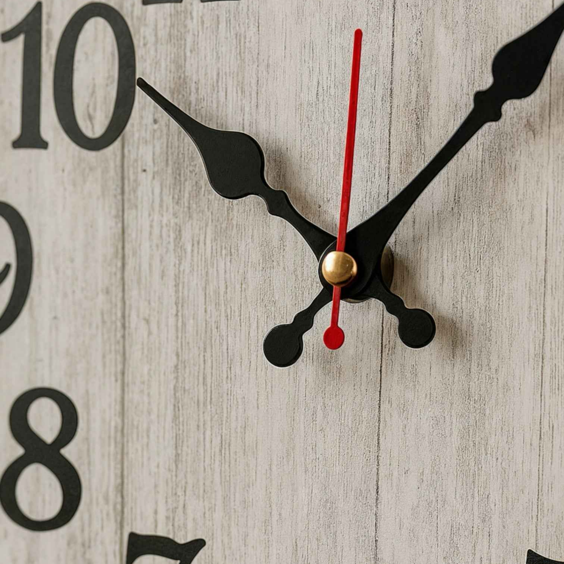 Horloge Murale en Bois Ronde