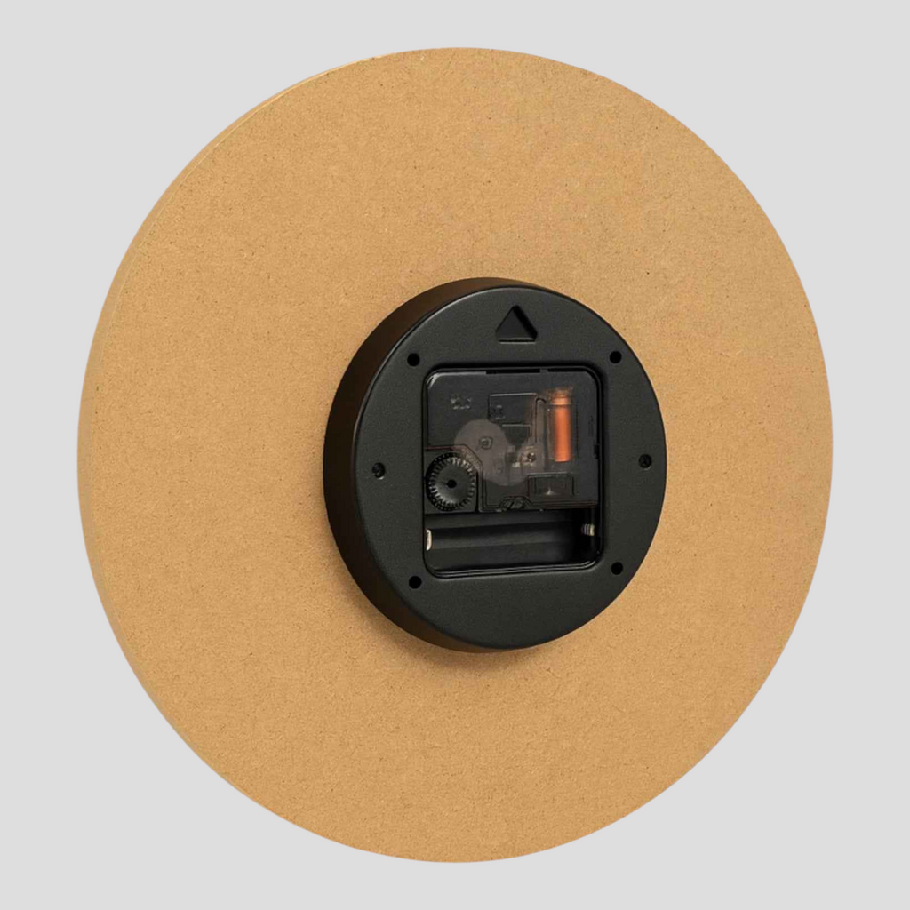 Horloge Murale en Bois Ronde
