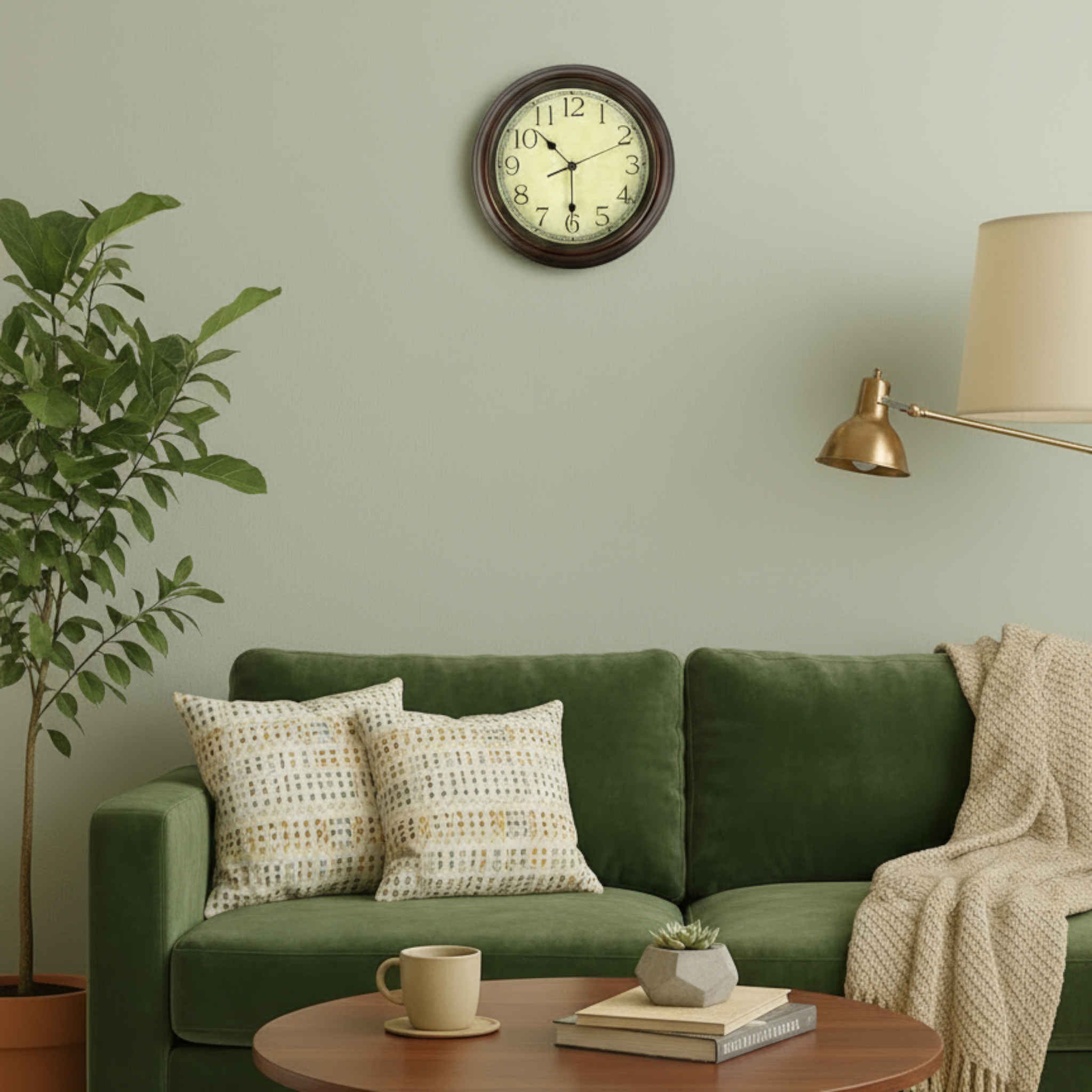 Horloges murales : Horloge Murale XL Silencieuse - Quartz, Design Moderne Noir & Argent pour Salon/Cuisine dans de Marche Lino