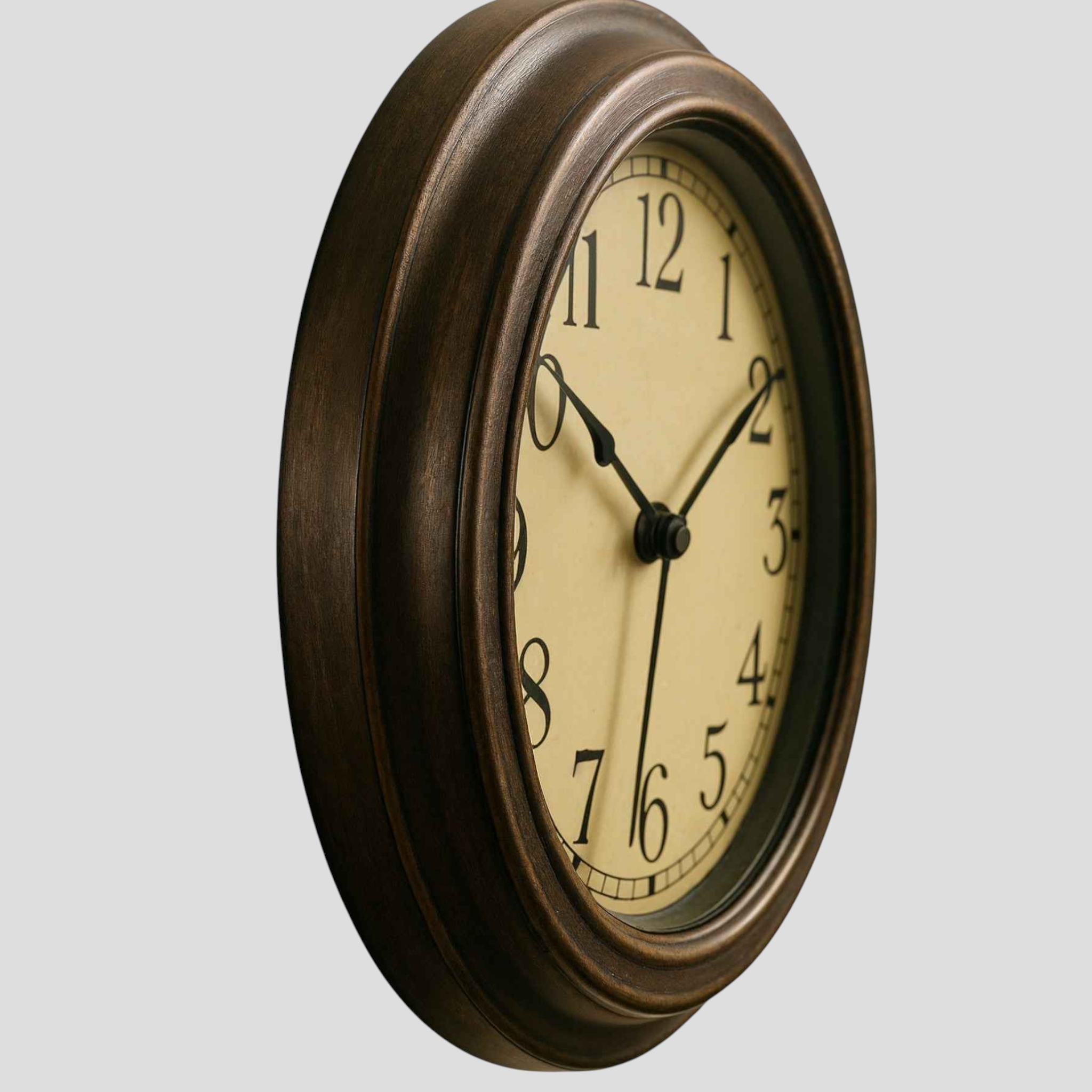 Horloges murales : Horloge Murale XL Silencieuse - Quartz, Design Moderne Noir & Argent pour Salon/Cuisine dans de Marche Lino