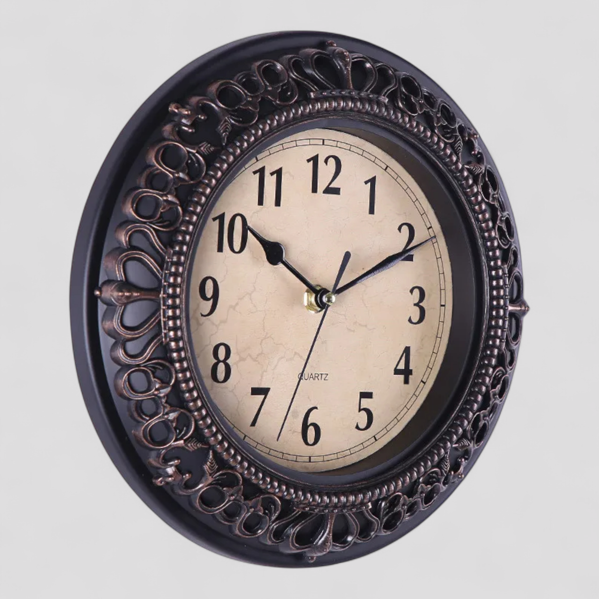 Horloges murales : Horloge Murale Style Vintage avec Surface Miroir Acrylique dans de Marche Lino