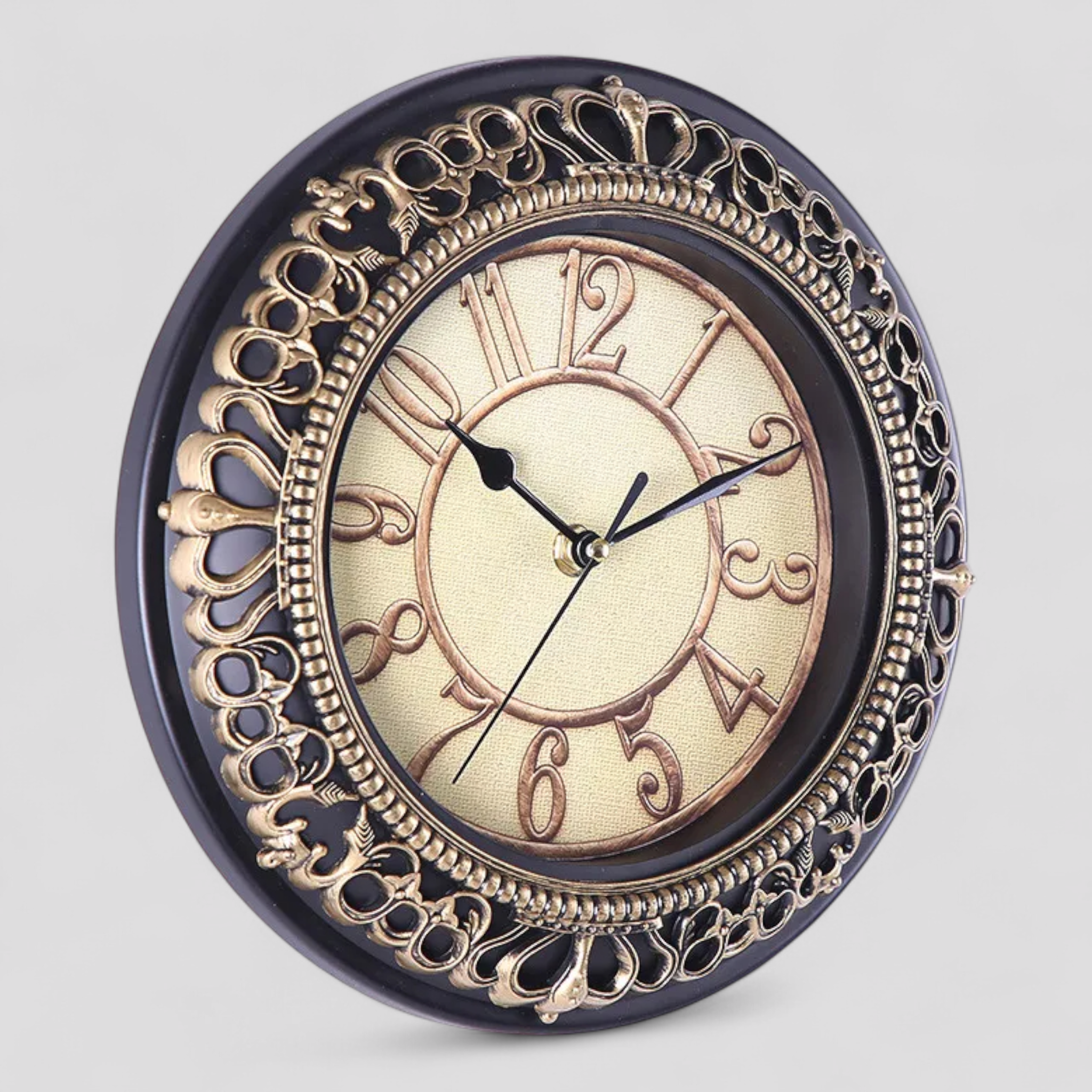 Horloges murales : Horloge Murale Style Vintage avec Surface Miroir Acrylique dans de Marche Lino