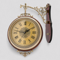Horloge Murale à Double Face Bois Accessoires De Maison