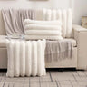 Housses de coussin : Housse de Coussin en Velours Accessoire Décoratif dans Blanc de Marche Lino