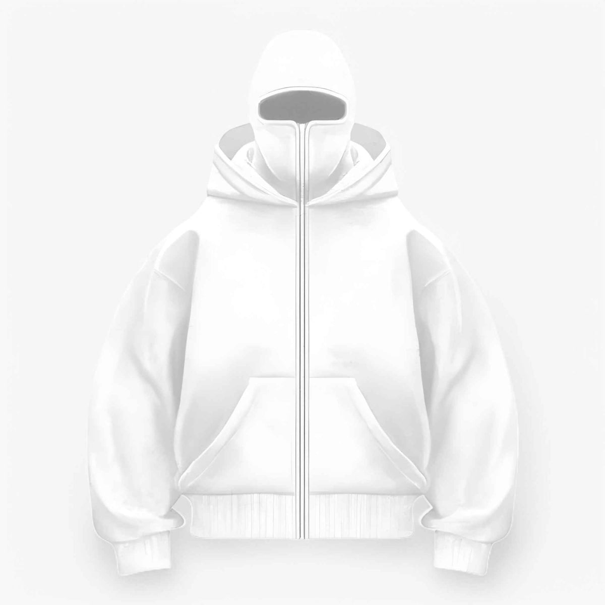 Balaclava : Cagoule Homme en Polaire avec Fermeture Éclair Intégrée - Couverture Maximale et Bien-être dans de Marche Lino