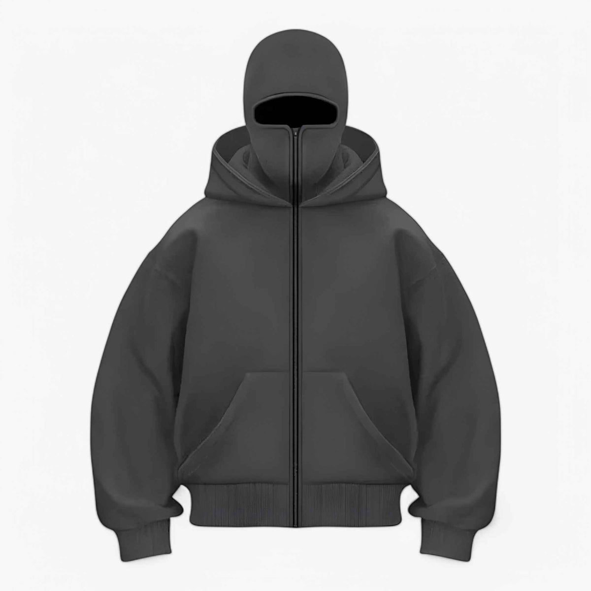 Balaclava : Cagoule Homme en Polaire avec Fermeture Éclair Intégrée - Couverture Maximale et Bien-être dans de Marche Lino