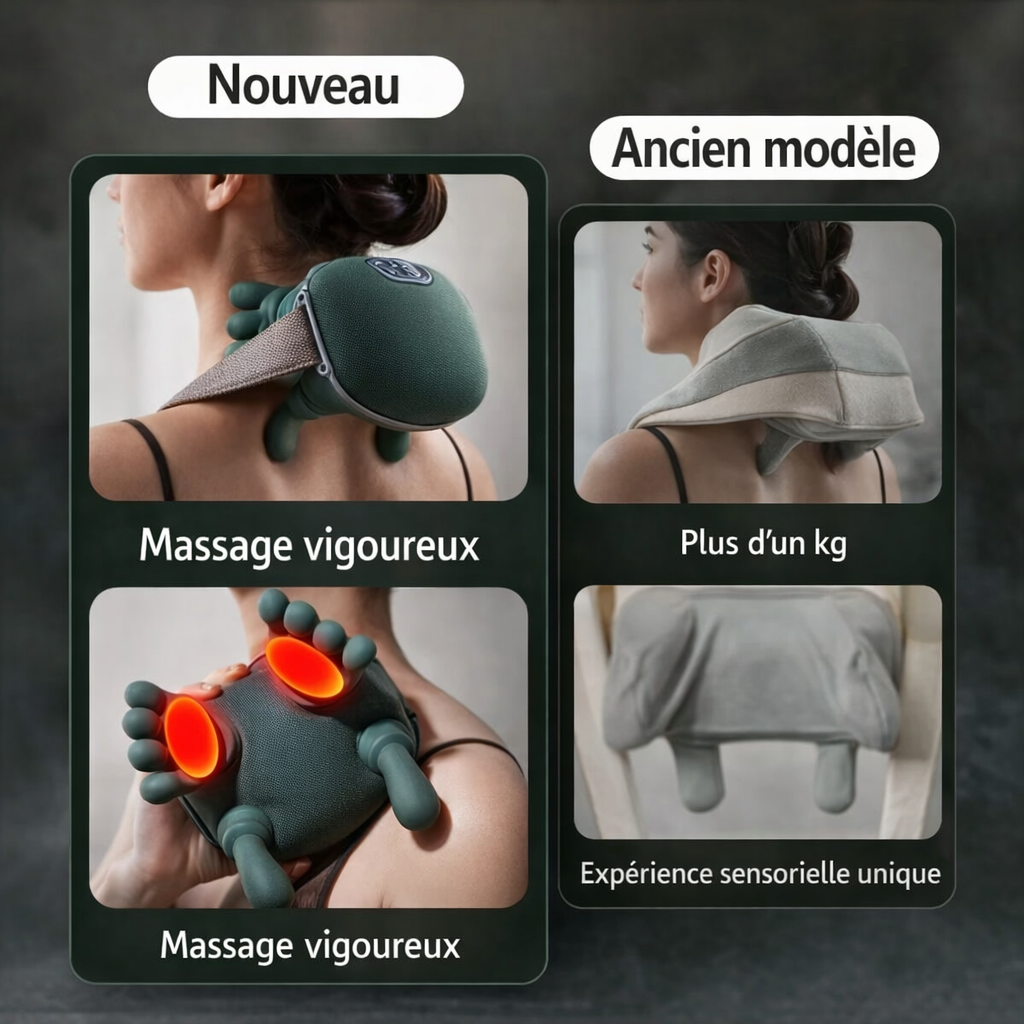 Masseur Cervical Électrique Homme Avec Chauffage