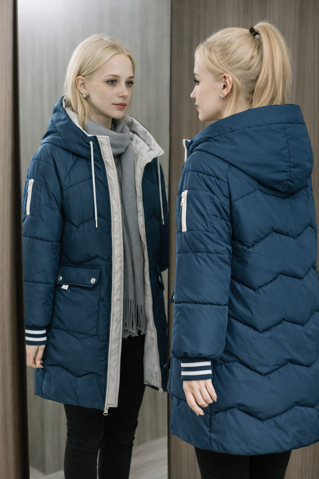Veste Cintrée Mi-Longue Femme Élégante Printemps/Automne - Chic & Confortable
