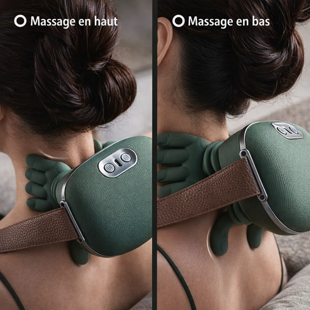 Masseur Cervical Électrique Homme Avec Chauffage