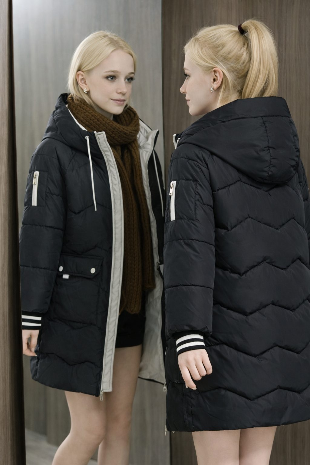 Veste Cintrée Mi-Longue Femme Élégante Printemps/Automne - Chic & Confortable
