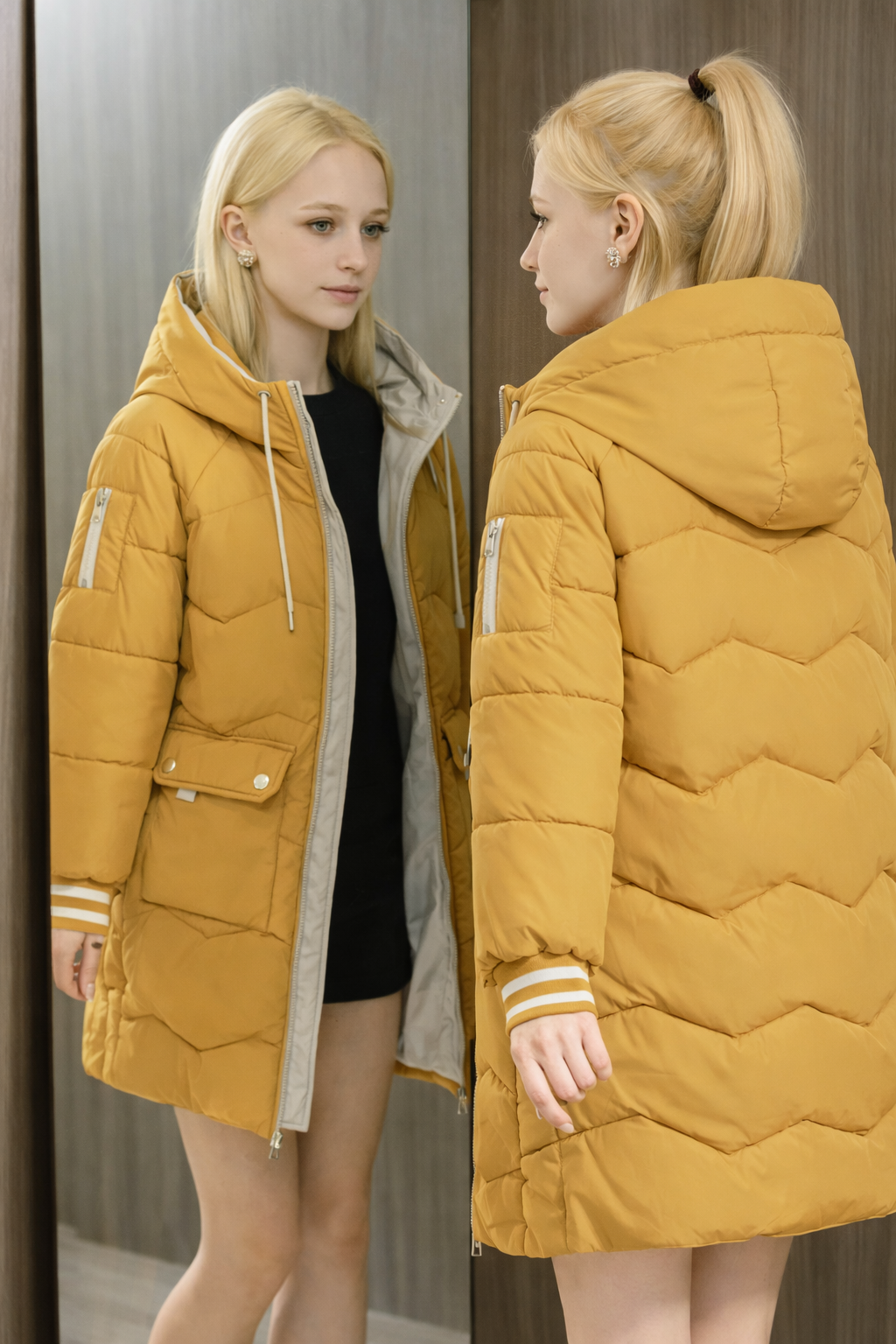 Veste Cintrée Mi-Longue Femme Élégante Printemps/Automne - Chic & Confortable