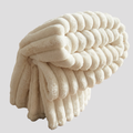 Couverture Polaire en Peluche Polyester Literie