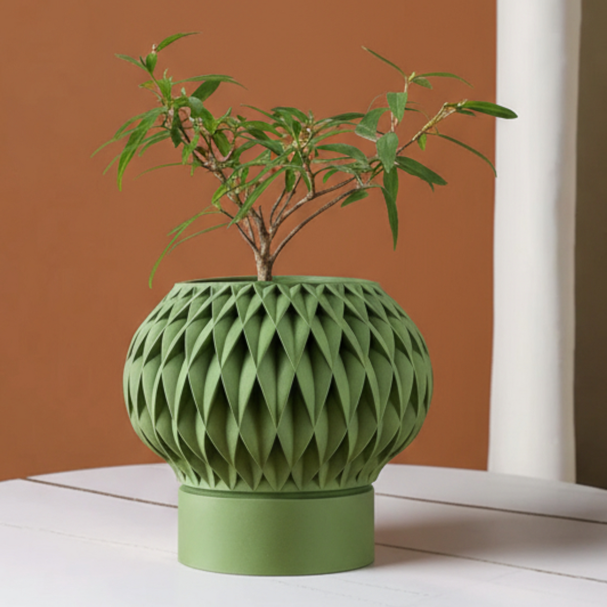 Pots de fleurs : Jardinière au Design 3D Contemporain Pots de fleurs dans de Marche Lino