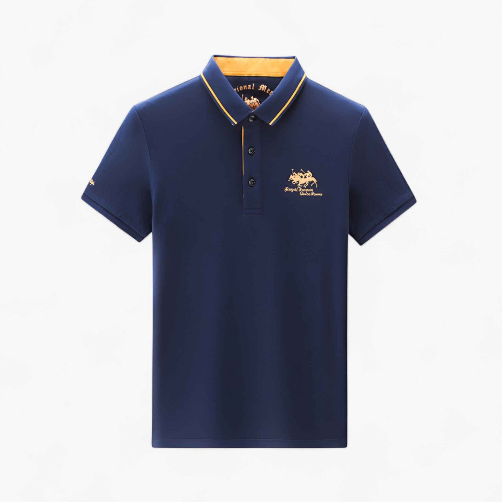 Polo Homme Noir - Respirant Coton Piqué pour Comfort Fit & Durabilité
