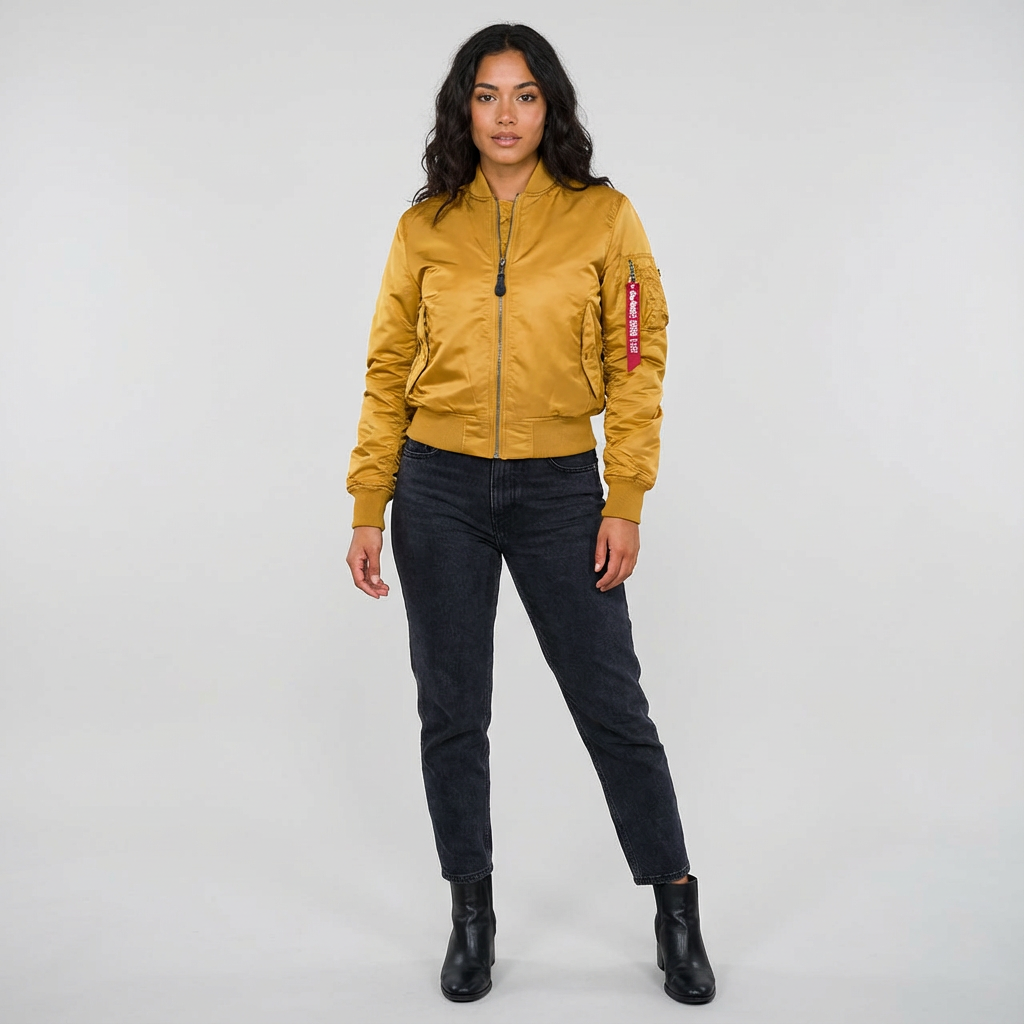 Classique blouson bomber avec détails utilitaires