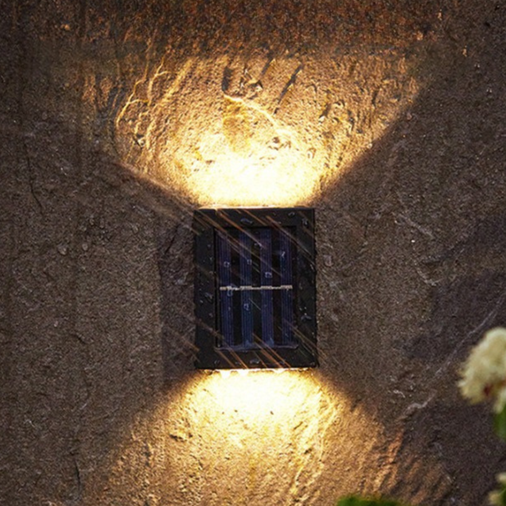 Appliques murales LED Solaires sans fil De luxe - Éclairage efficace pour Vos murs extérieurs