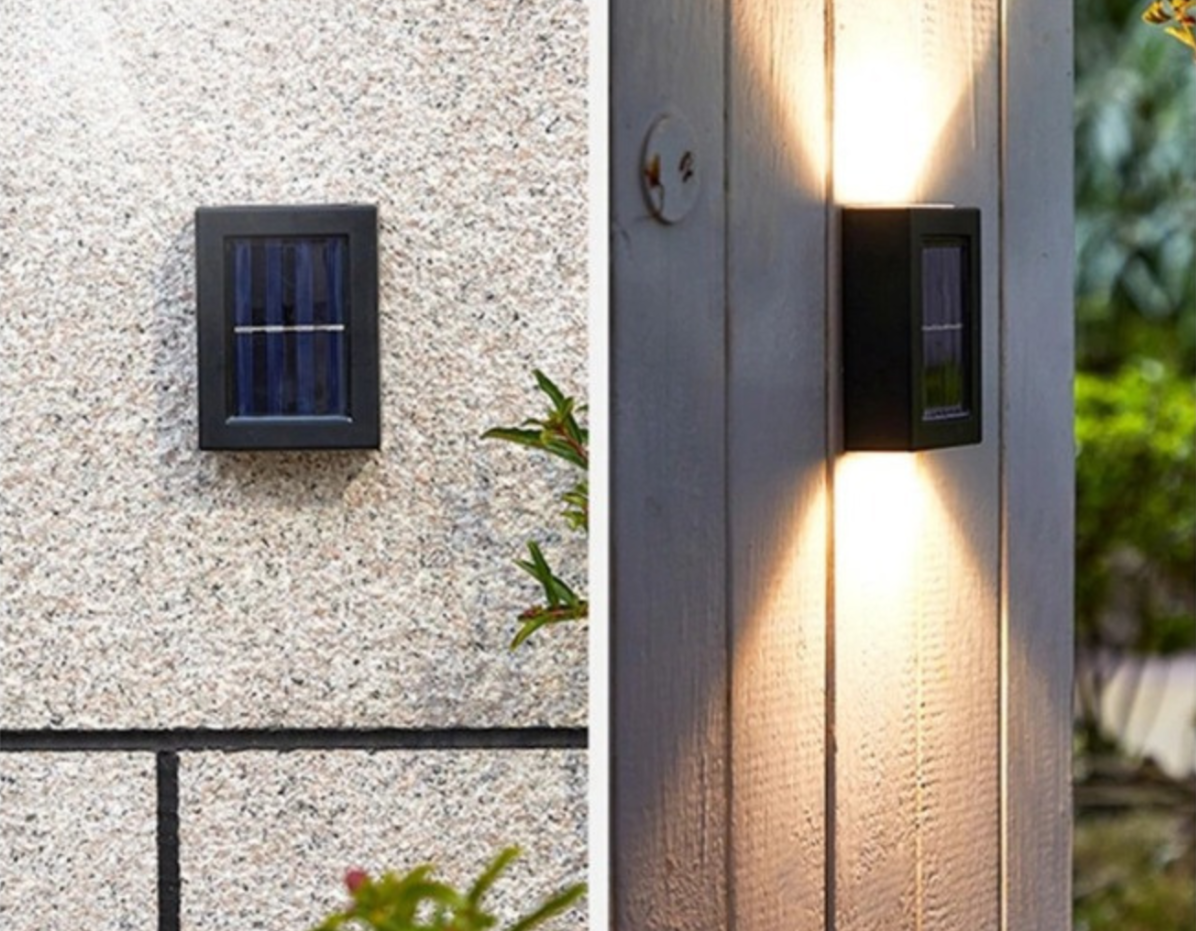 Appliques murales LED Solaires sans fil De luxe - Éclairage efficace pour Vos murs extérieurs