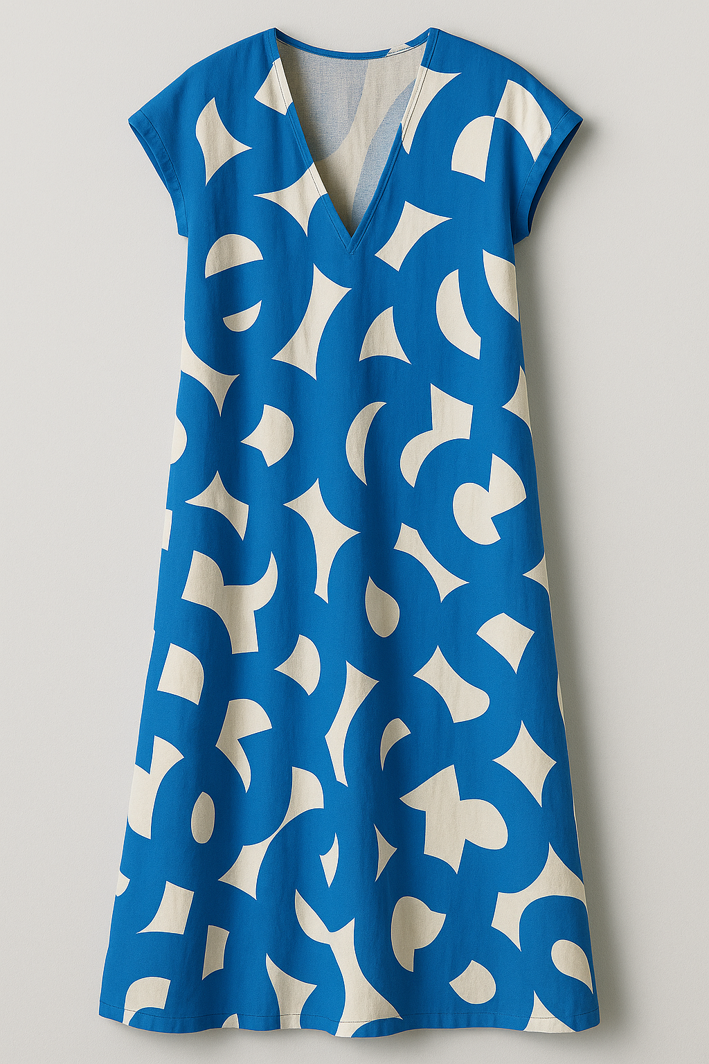 Maxi Dress : Robe Longue Chic Col V pour Femme à Silhouette Élégante dans de Marche Lino