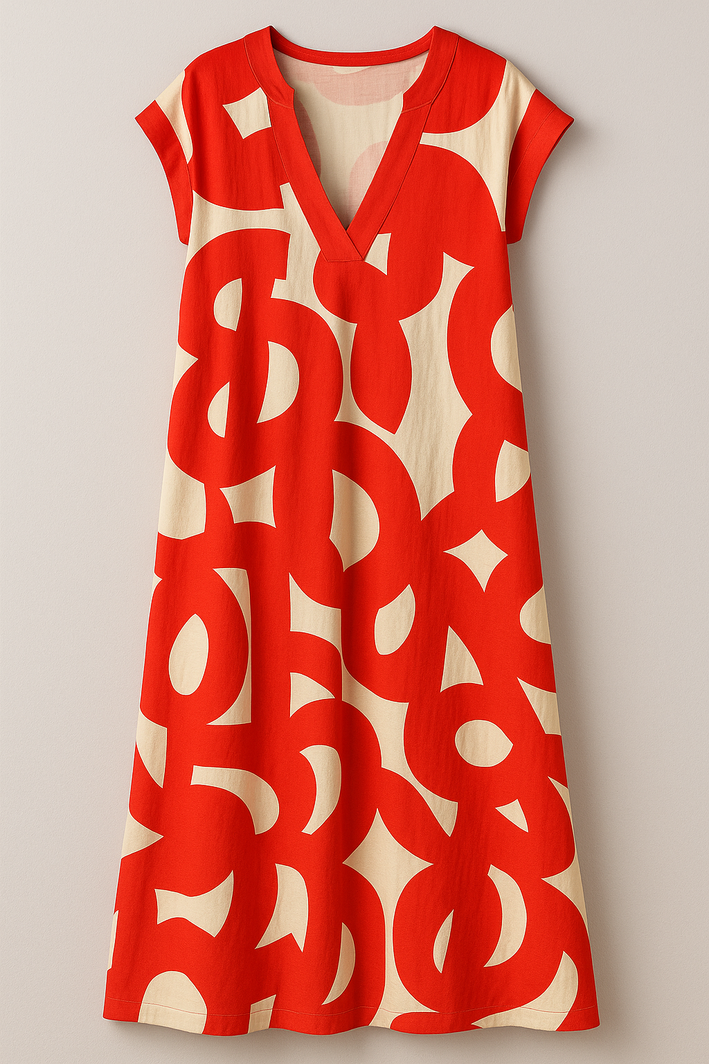 Maxi Dress : Robe Longue Chic Col V pour Femme à Silhouette Élégante dans de Marche Lino