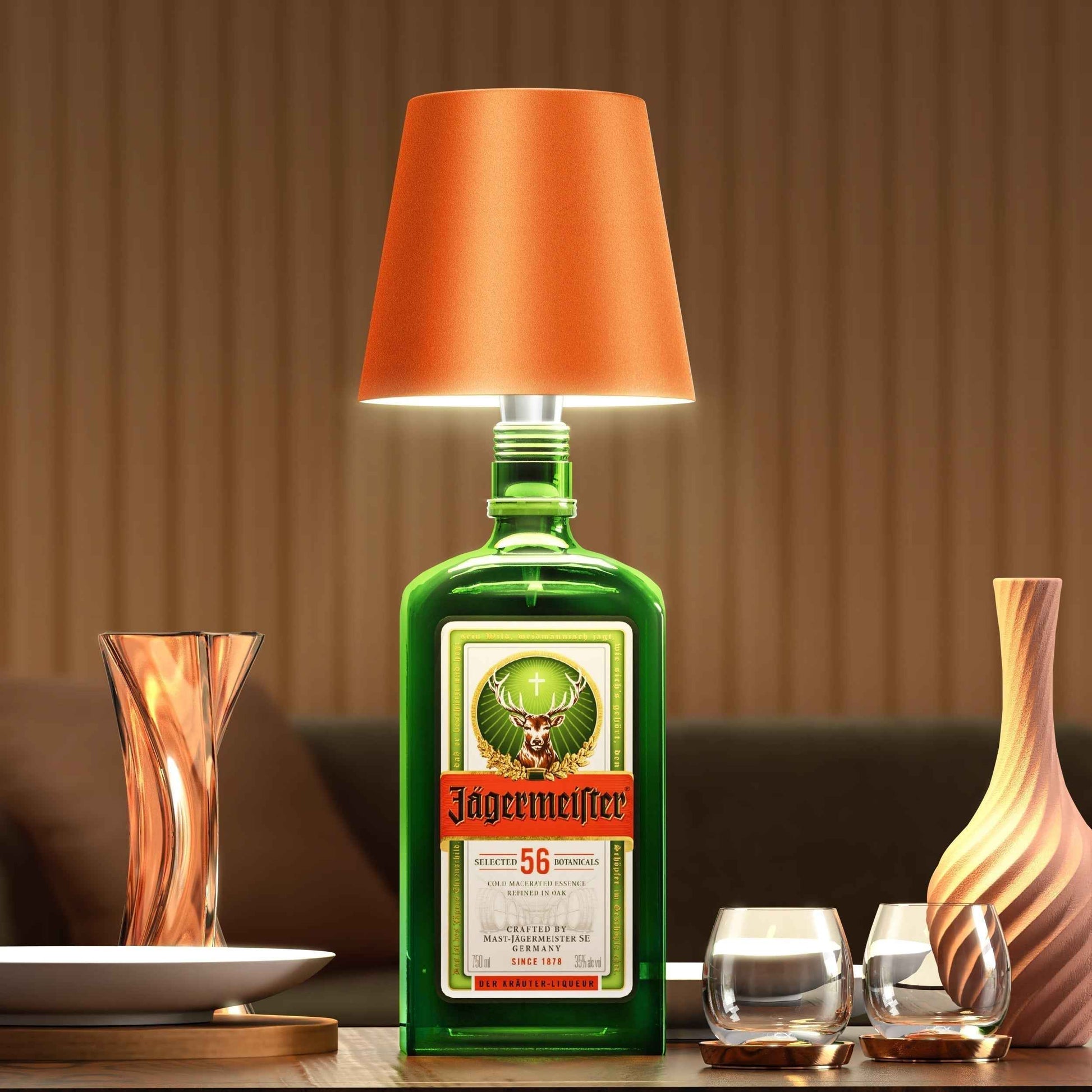 Lampe de bouteille portable sans fil – éclairage compact pour les déplacements