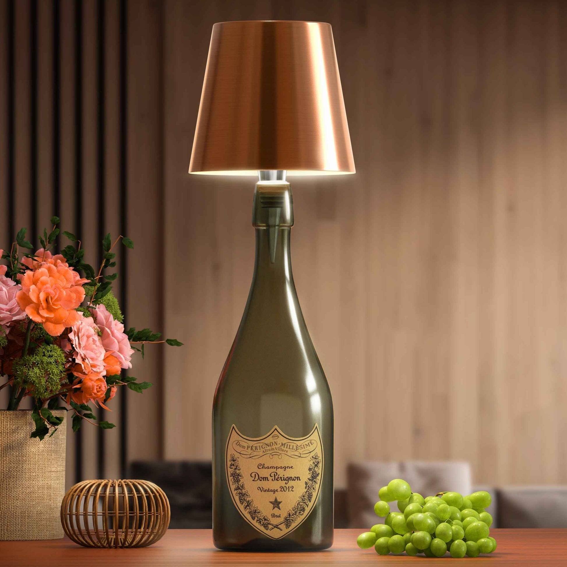 Lampe de bouteille portable sans fil – éclairage compact pour les déplacements