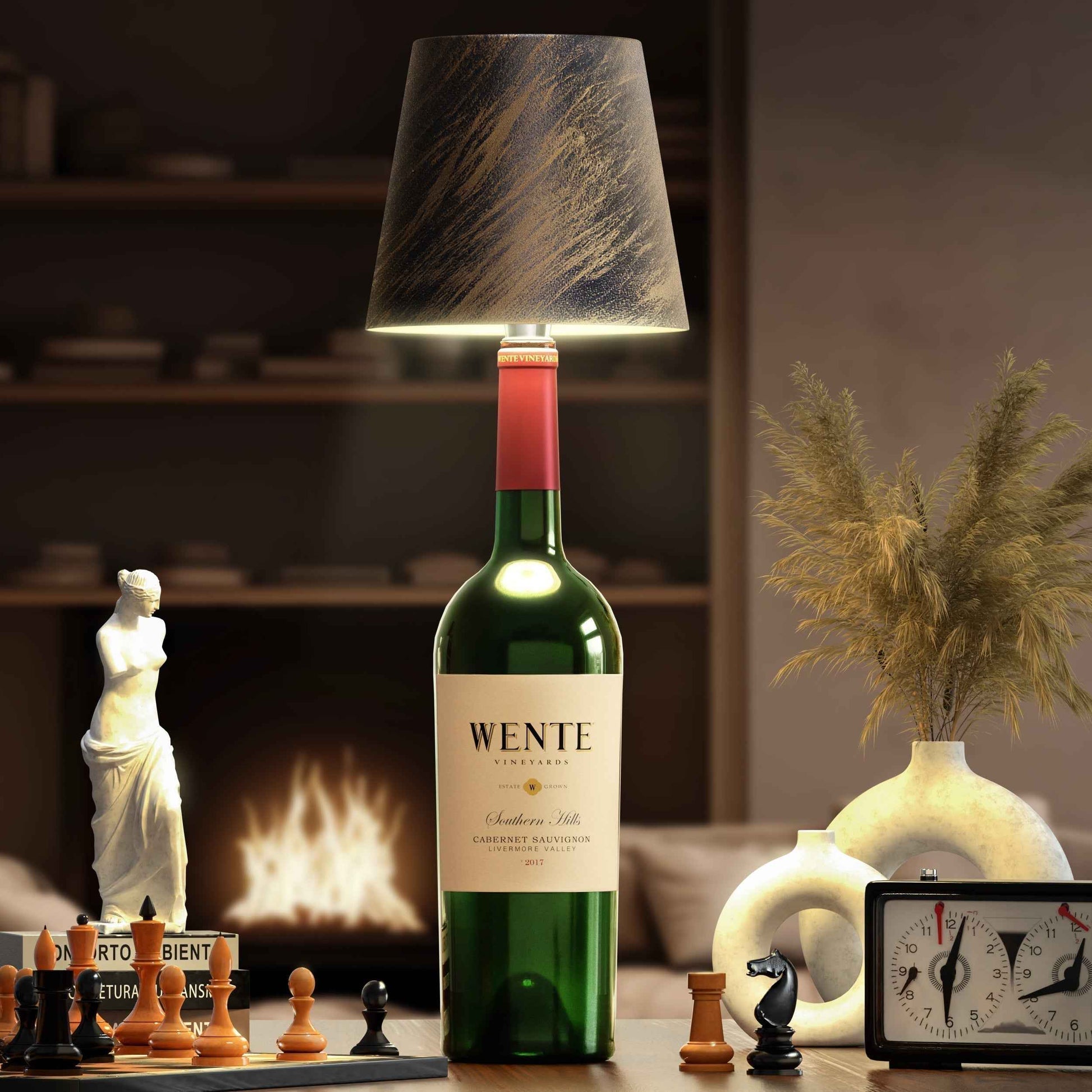 Lampe de bouteille portable sans fil – éclairage compact pour les déplacements