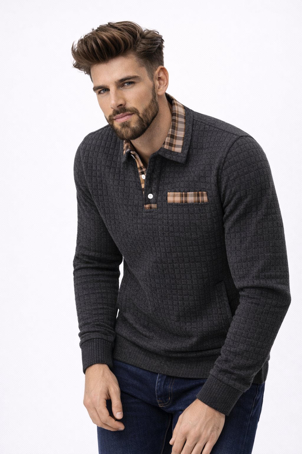 Polo Homme Coton Décontracté pour l'Été - Respirant & Confortable