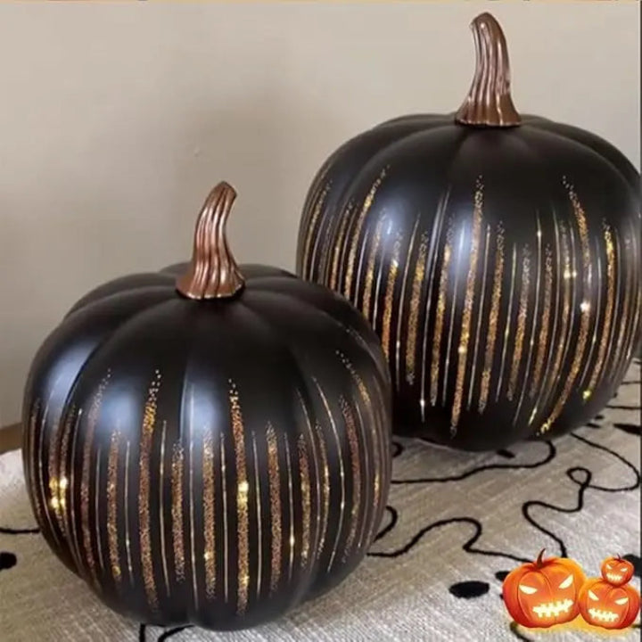 Lampe Citrouille à Lumières Scintillantes avec Minuteur - Déco Halloween LED