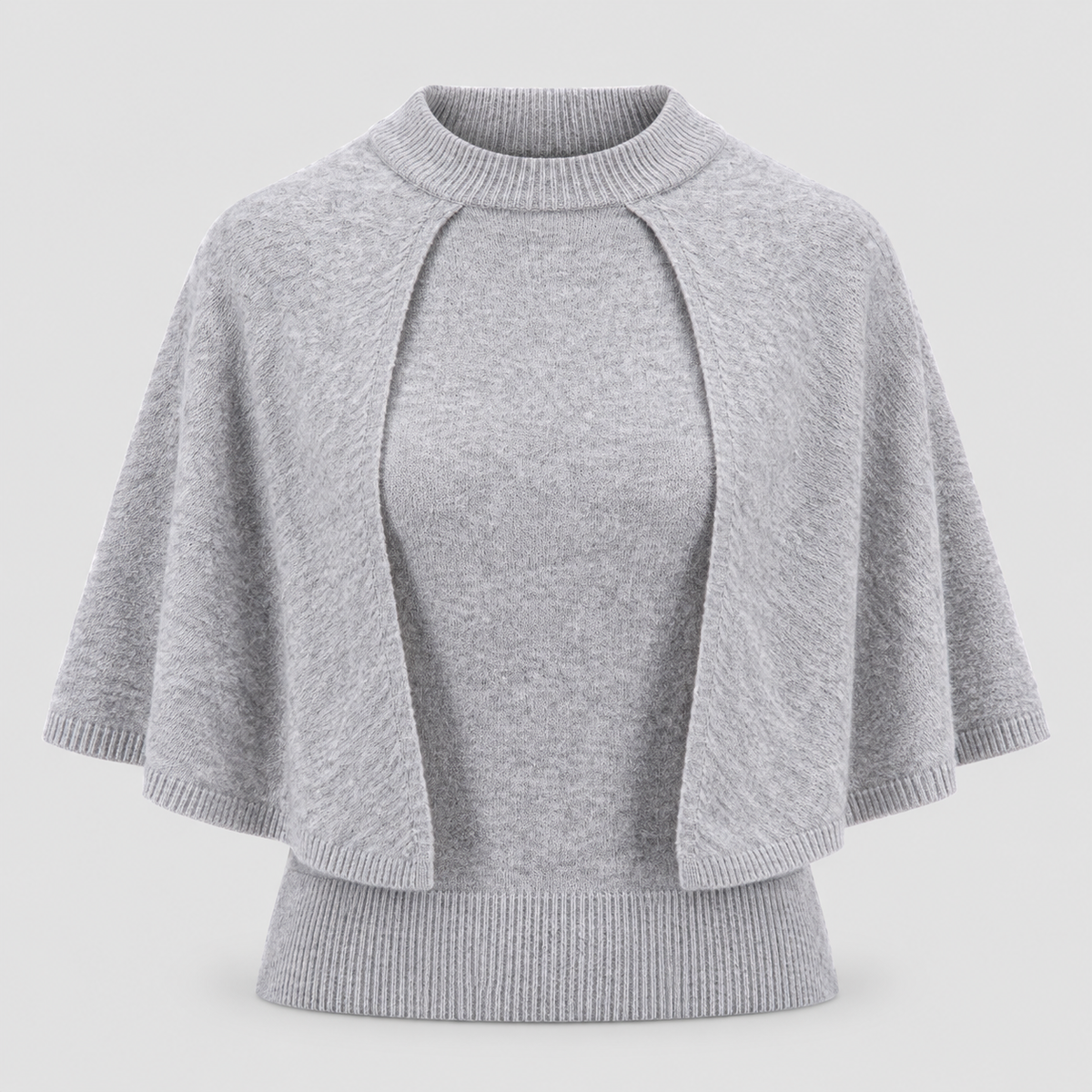 Sweater : Pull Tricote avec Cape dans de Marche Lino