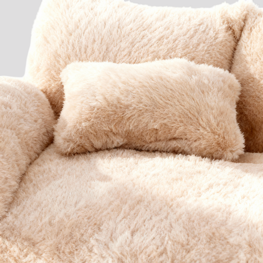 Lit pour Chien Douillet avec Coussin Inclus Coton